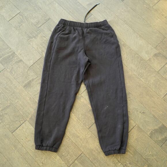 Lululemon Sweatpants Womens Medium Chocolate Brown Tapered Fit Elastic Waist - Picture 3 of 7